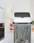 Kitchen Trash Bin 13L Bathroom Touch Trash