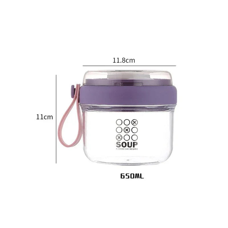 650ml Portable Handheld Breakfast Cup Yogurt