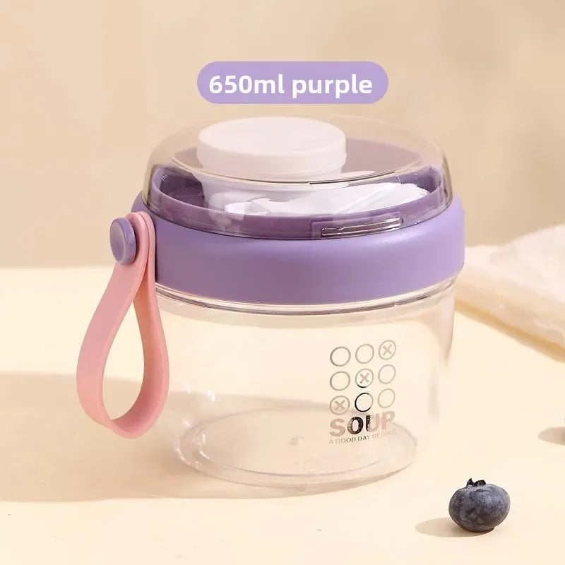 650ml Portable Handheld Breakfast Cup Yogurt