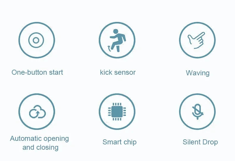 Kitchen Trash Bin 13L Bathroom Touch Trash