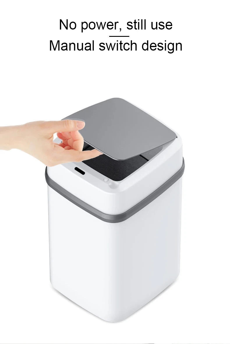 Kitchen Trash Bin 13L Bathroom Touch Trash