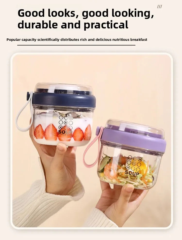 650ml Portable Handheld Breakfast Cup Yogurt