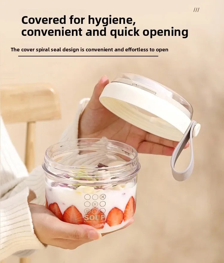 650ml Portable Handheld Breakfast Cup Yogurt