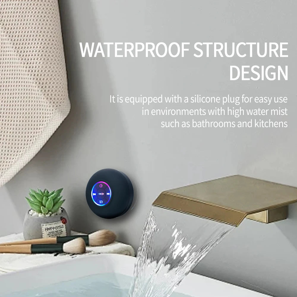 Portable Wireless Bluetooth Speaker LED Light
