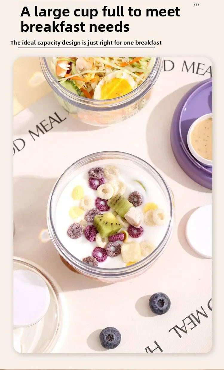 650ml Portable Handheld Breakfast Cup Yogurt