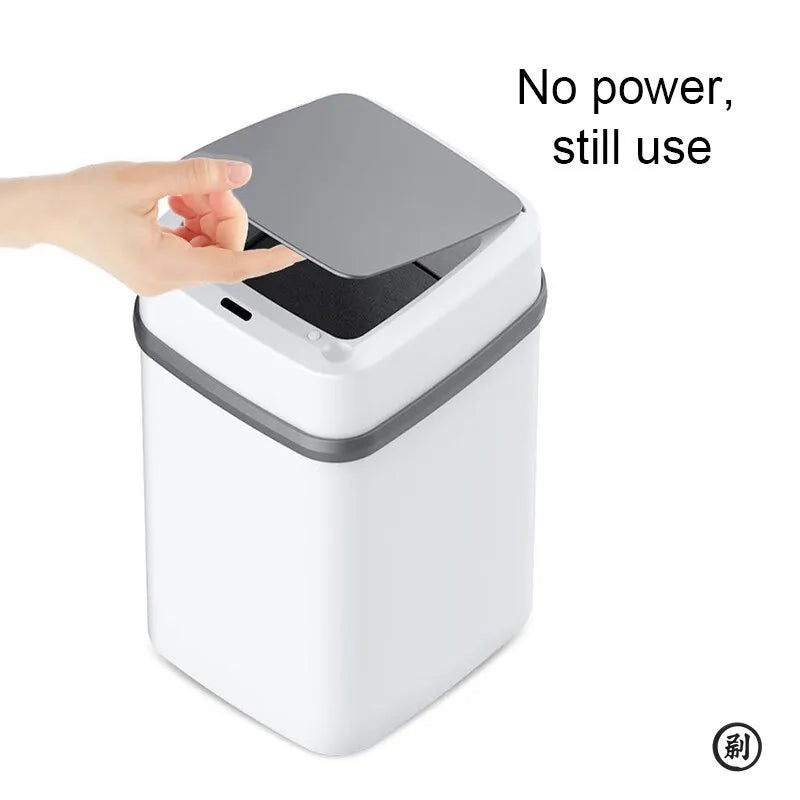 Kitchen Trash Bin 13L Bathroom Touch Trash